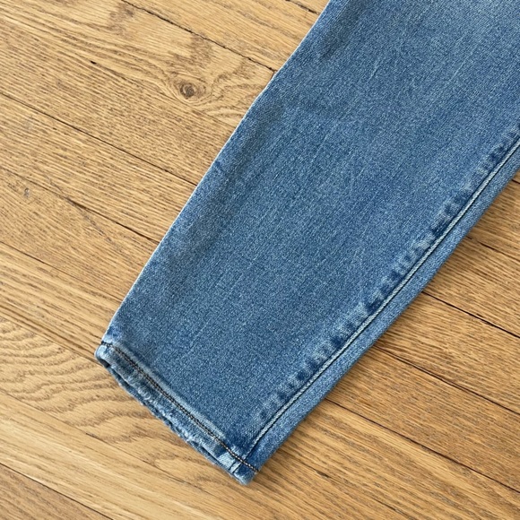 Abercrombie & Fitch “The Super Skinny Ankle” High-Rise Skinny Jean, Medium Blue - Picture 4 of 7